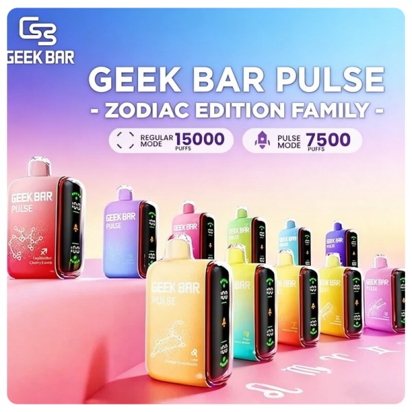 拋棄式電子煙Geek Bar Pulse 15000口 雙模式調整 正品現貨